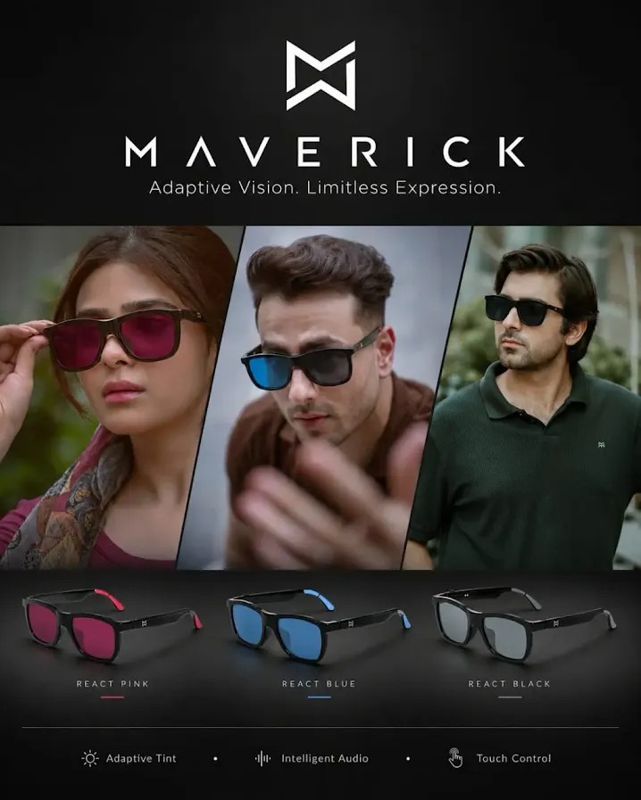 Maverick worn, looking away