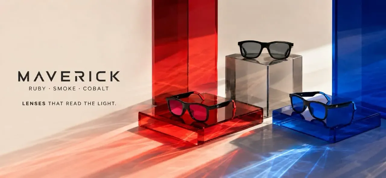 Maverick — Light redefined, campaign banner