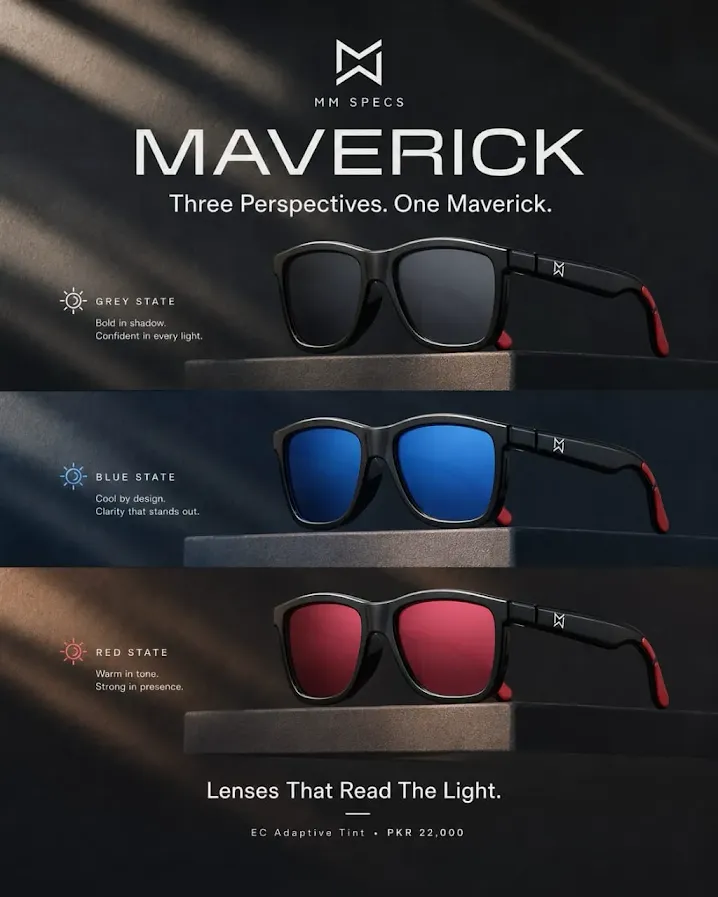 Maverick worn, three-quarter portrait